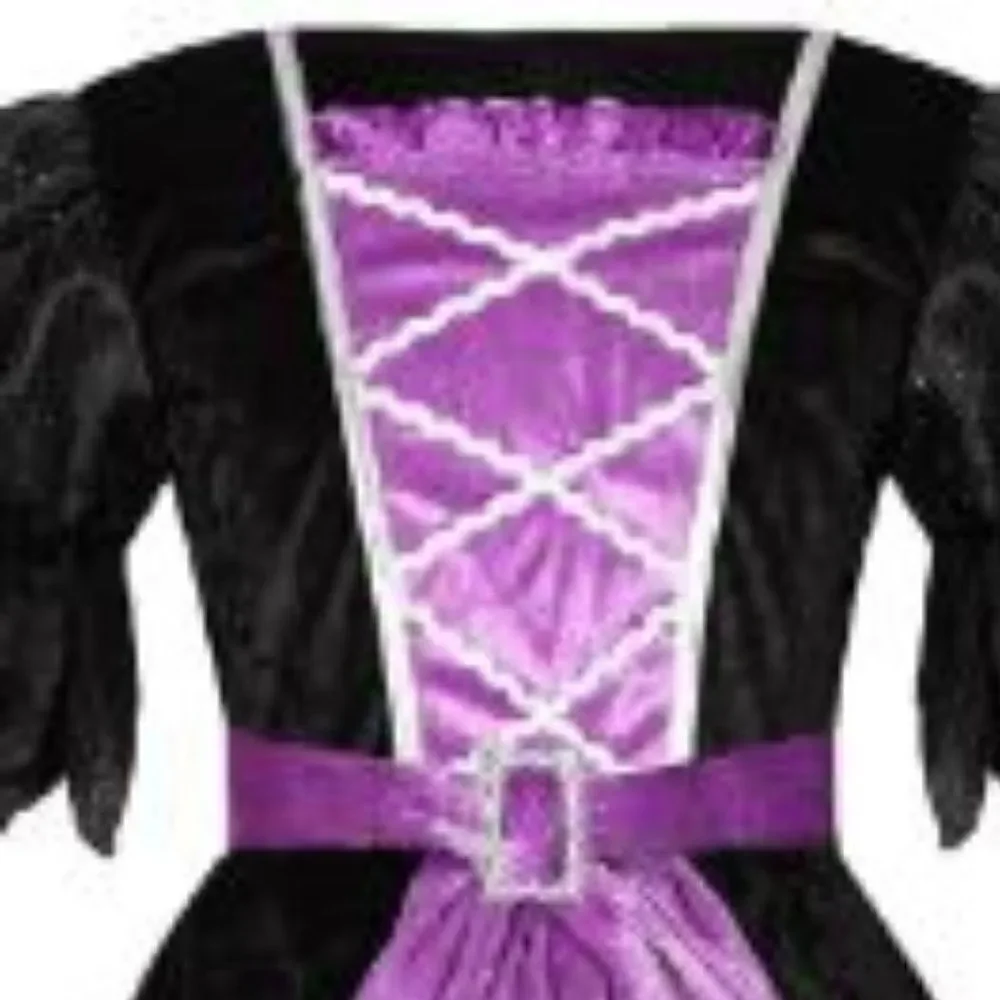 Girls Purple witch Halloween costume size M ( 5-7 years )